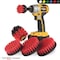 Drill Brush Power Scrubber By Useful Products 7 in W 5 in L Brush, Red R-S-5542O-QC-DB - alternate 6